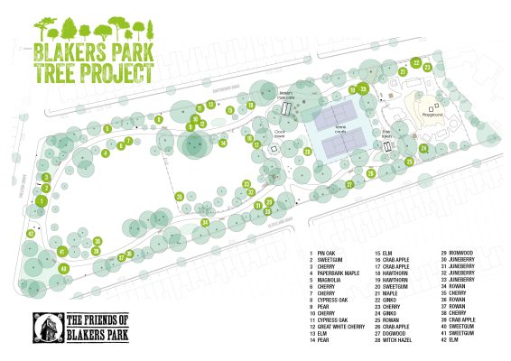 Sponsored tree project 2019-2023.